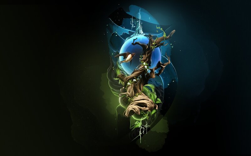 Tree of Life with Bird