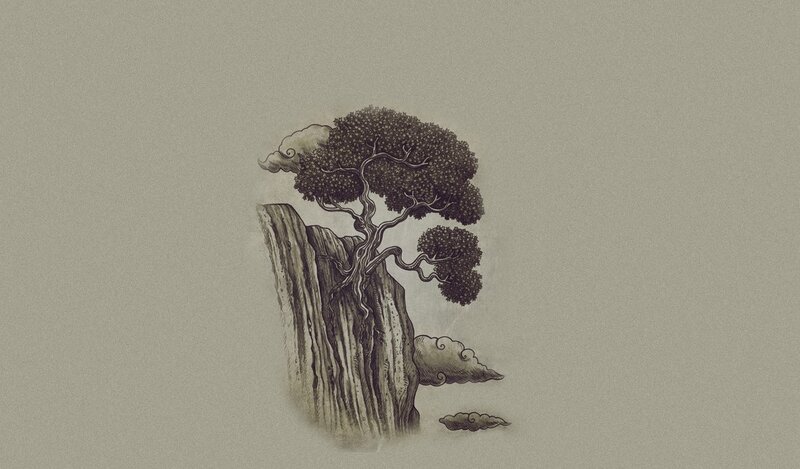 tree on a cliff