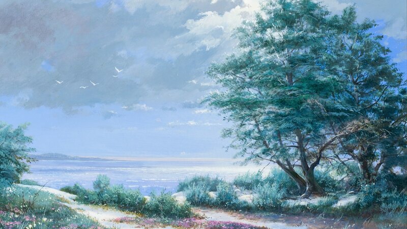 Tree on Coastal Hill