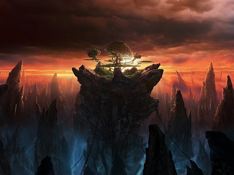 Tree on Floating Rock