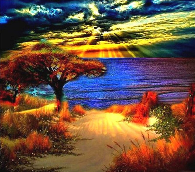Tree on Sandy Path