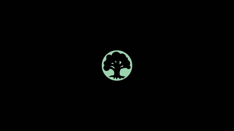 Tree Silhouette in Circle