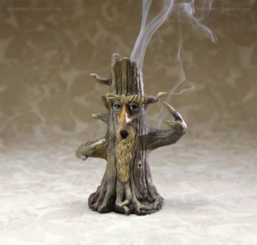 tree spirit incense burner