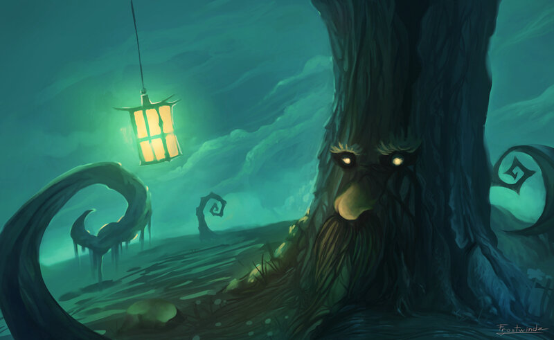 Tree Spirit with Lantern