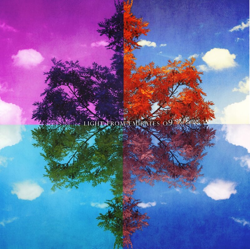 Tree with Colorful Sky
