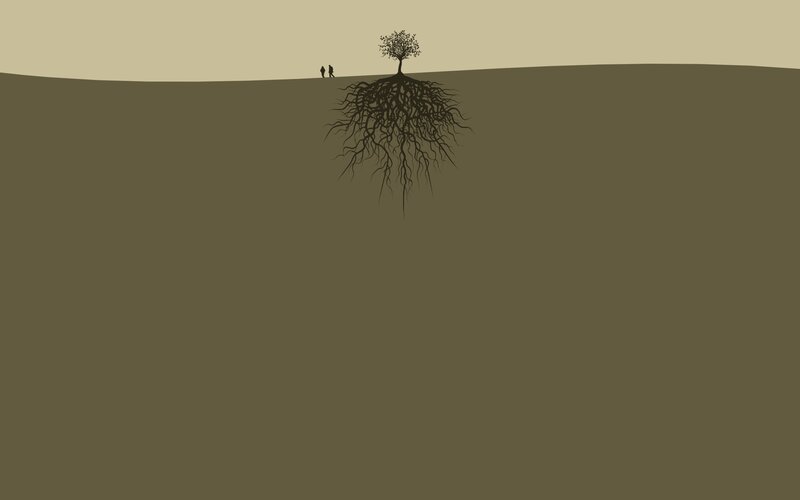 tree with deep roots