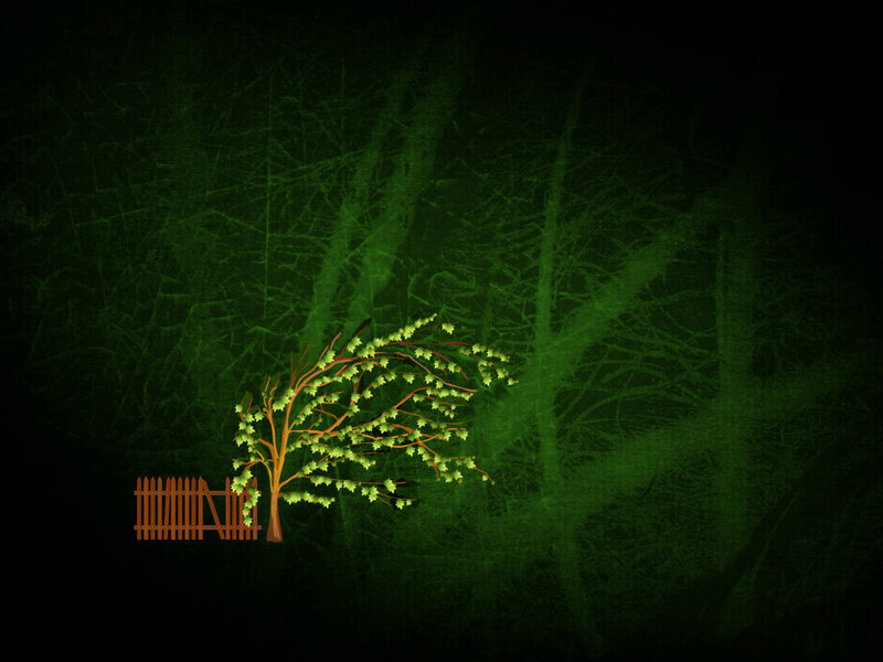 Tree with Fence