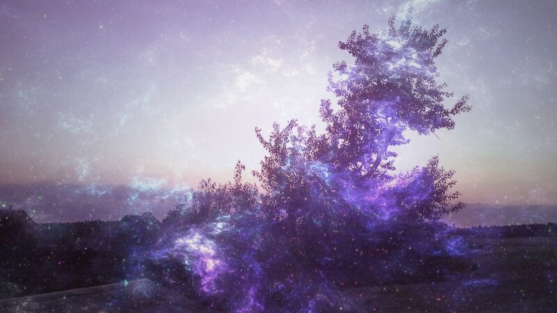 Tree with Nebula Effect