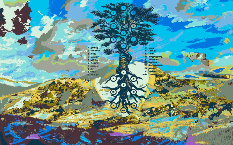 Tree with Numbered Circles