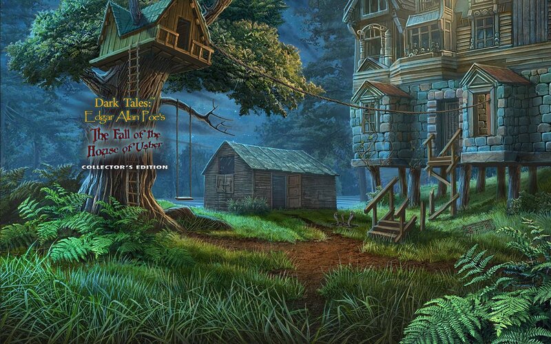 Treehouse and House in Forest