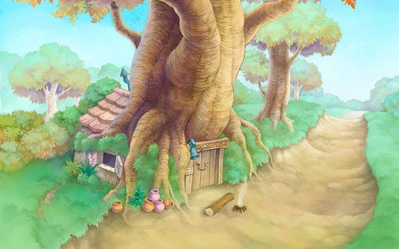 treehouse home in forest