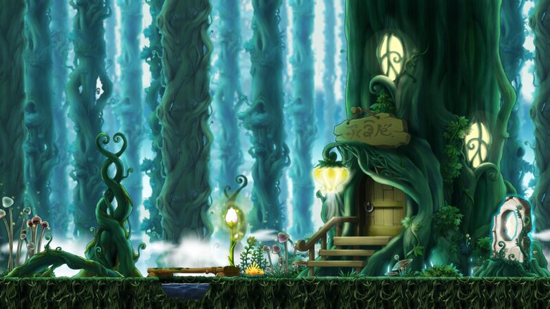 Treehouse in Enchanted Forest — Green