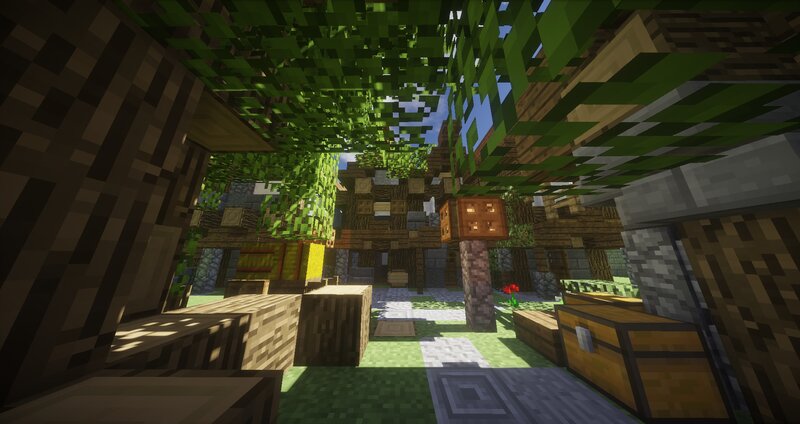 Treehouse in Minecraft