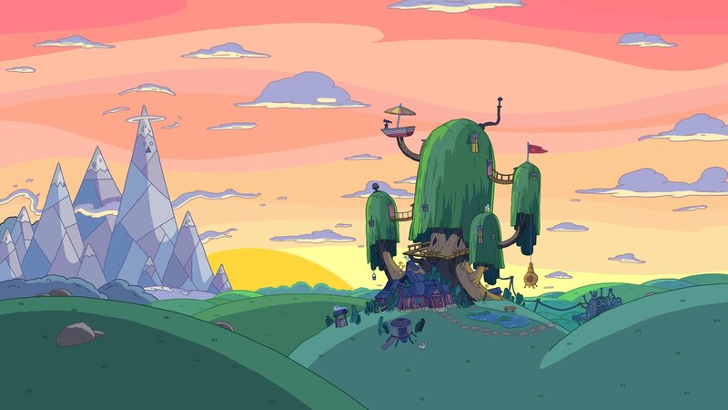 Treehouse on a Hill — Green