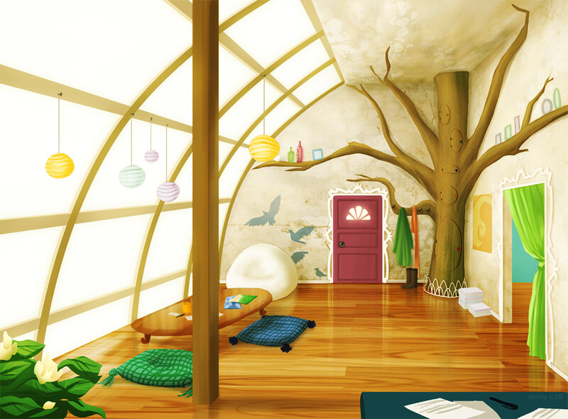 Treehouse Room Interior