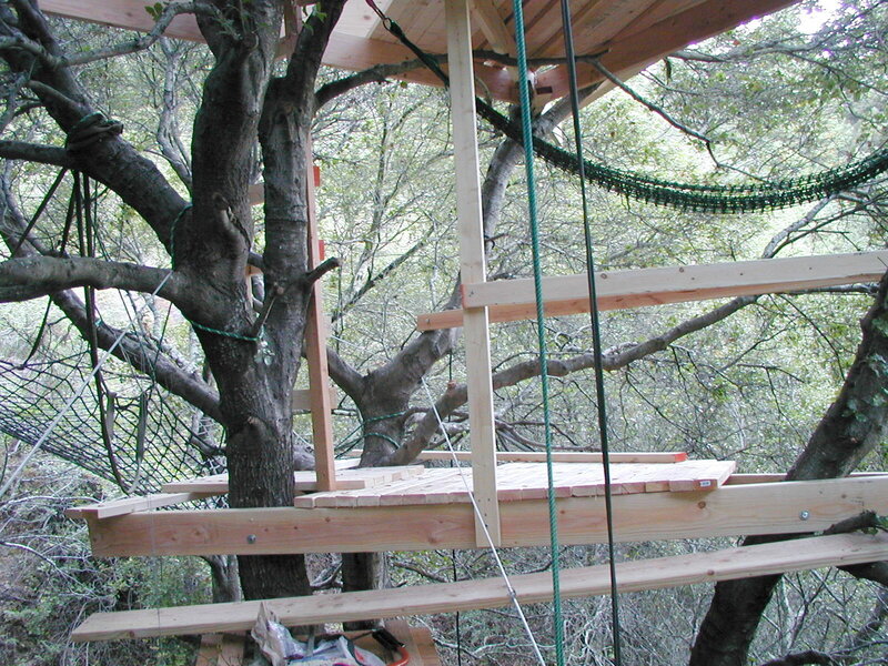 treehouse under construction