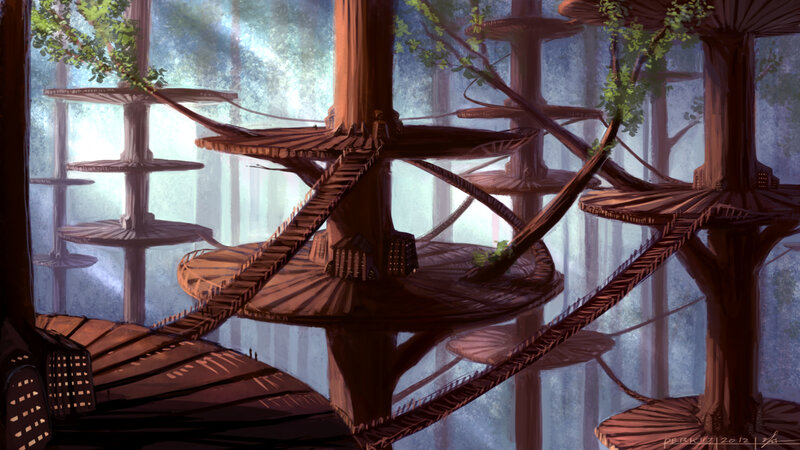 Treehouse Village — Brown