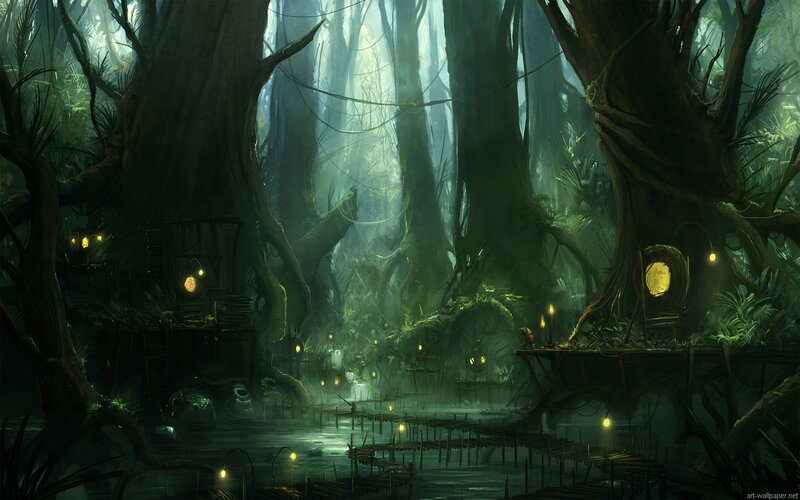 Treehouse Village in Swamp