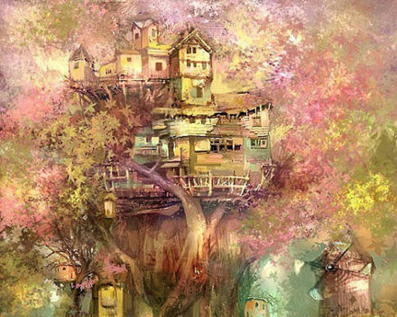 Treehouse Village — Pink