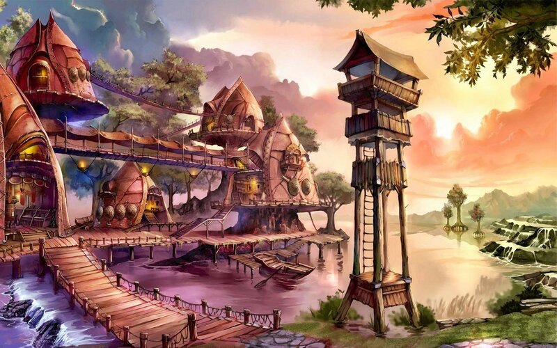 Treehouse Village — Purple