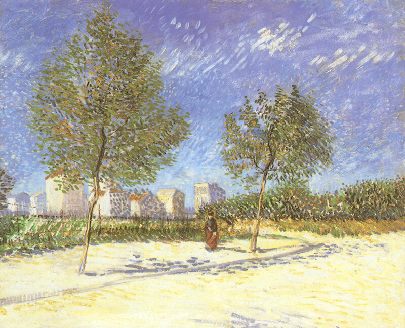 Trees and a Path in the Sun