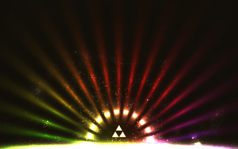 Tri Force light rays