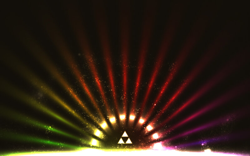 Tri Force light rays