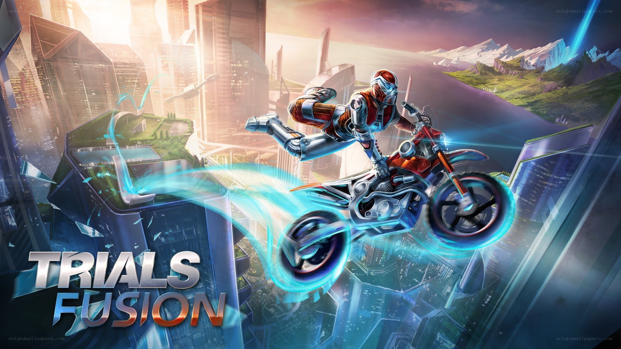 Trials Fusion gameplay art