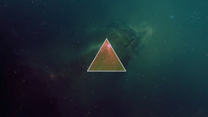Triangle in Space — Green