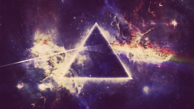 Triangle in Space — Purple