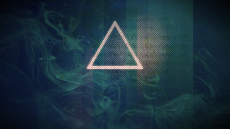 Triangle on Smoky Background