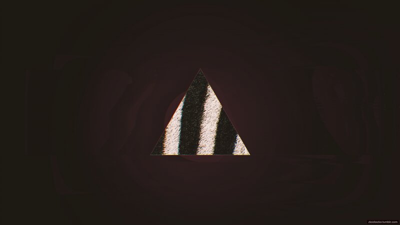 Triangle with Zebra Stripes