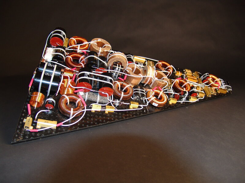 Triangular electronic circuit board