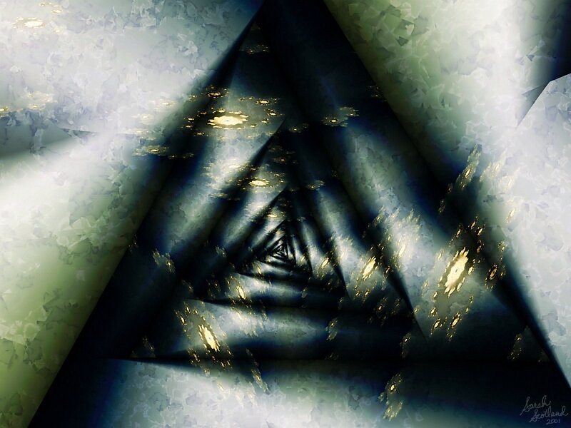 Triangular Fractal Tunnel