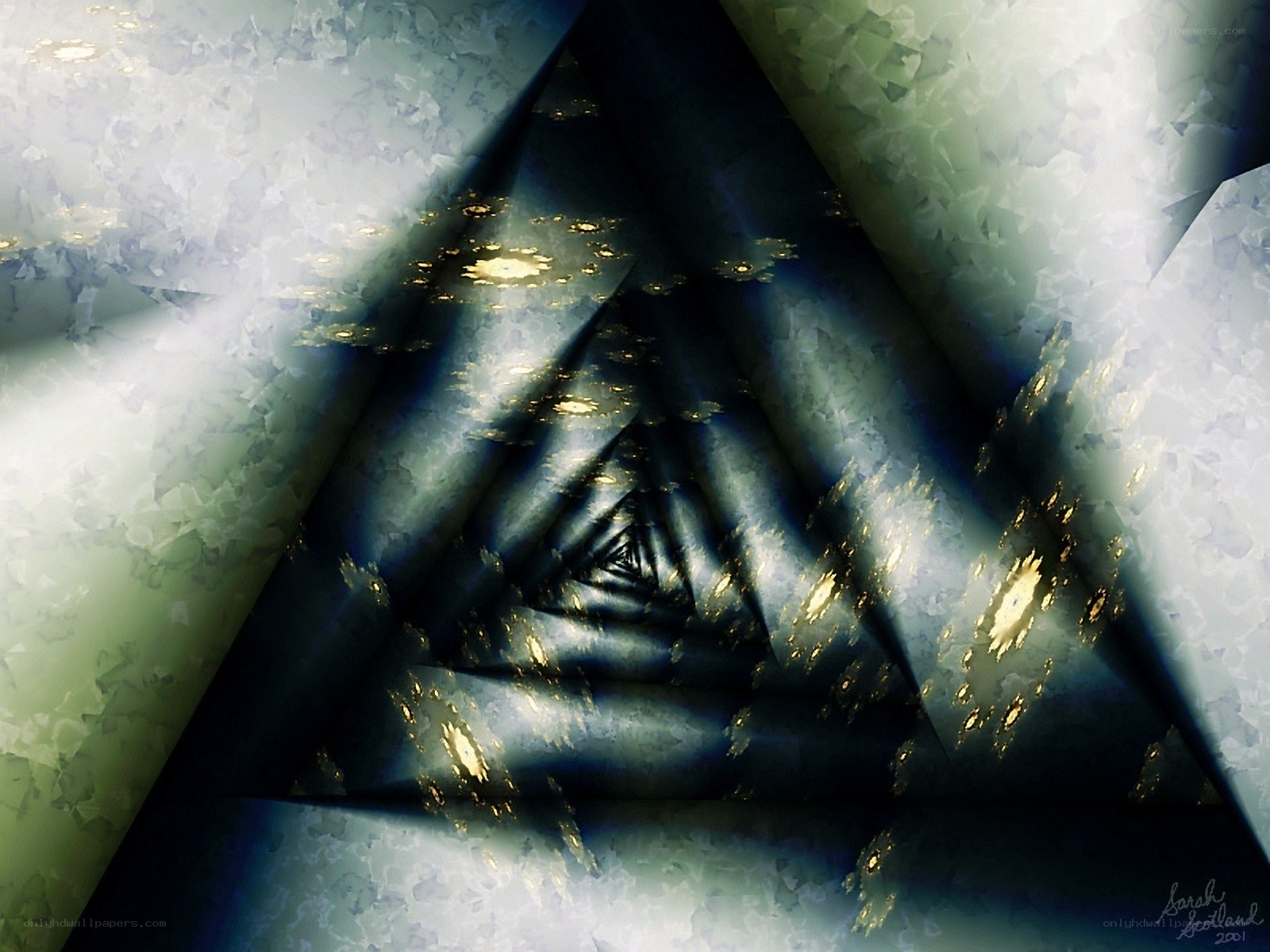 Triangular Fractal Tunnel