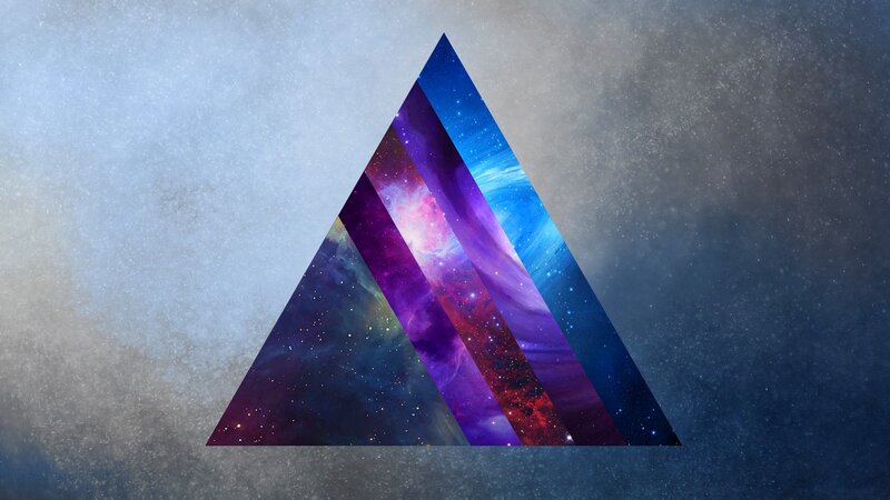 Triangular Galaxy Pattern