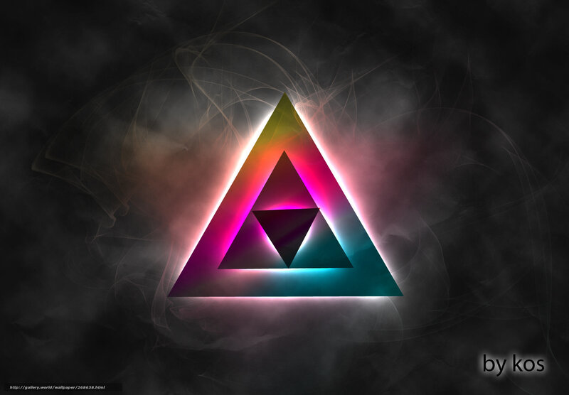 Triangular light symbol