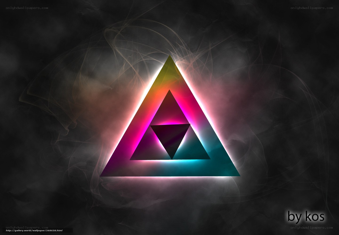 Triangular light symbol