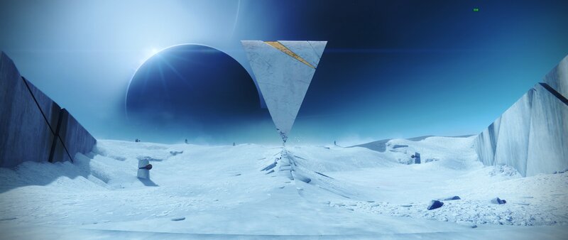 Triangular Monolith on Ice