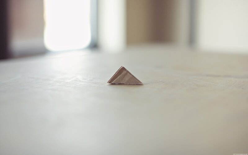 Triangular Object on Table