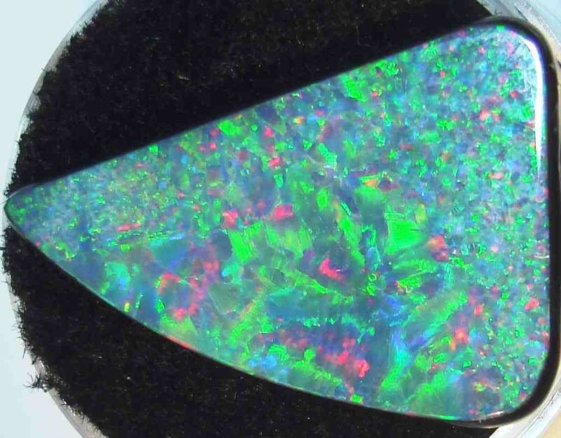 Triangular Opal Gemstone