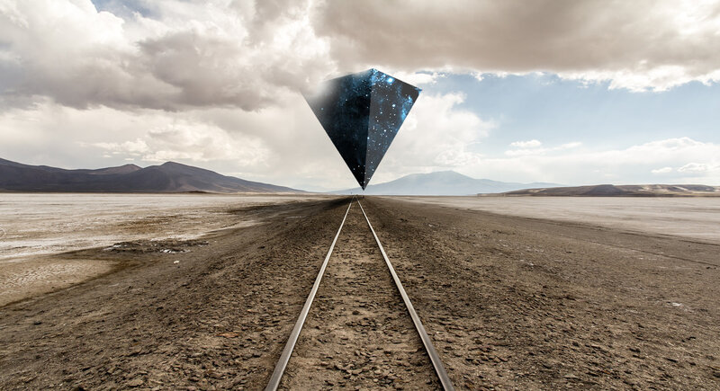 Triangular Portal in Desert