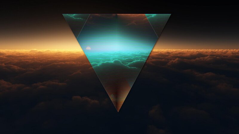 Triangular Portal over Clouds