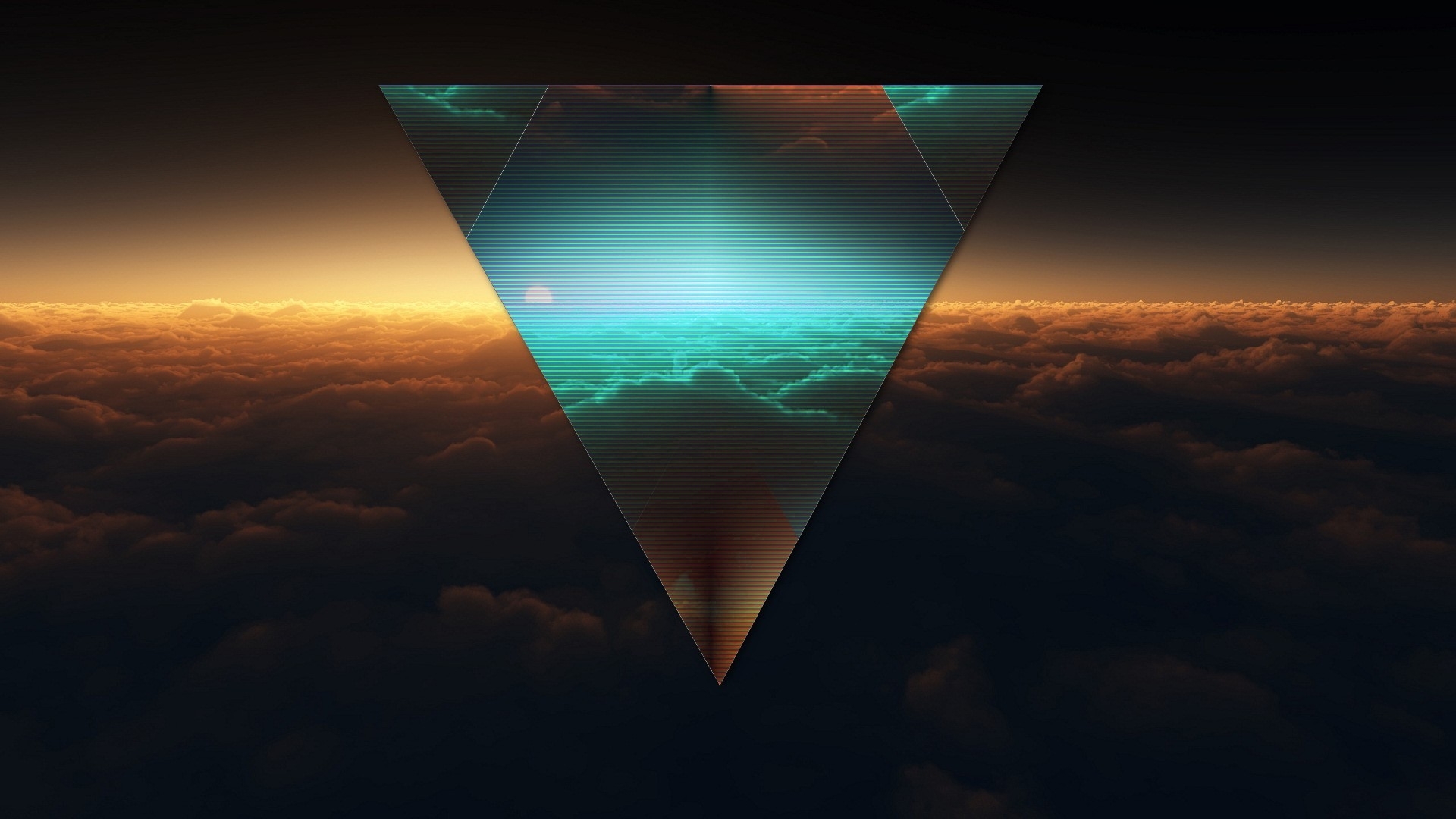triangular sky view