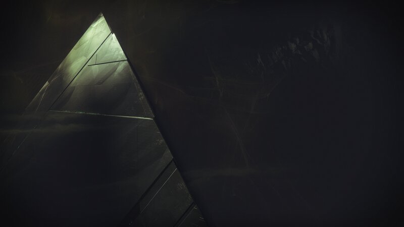 Triangular Structure in Dark Space