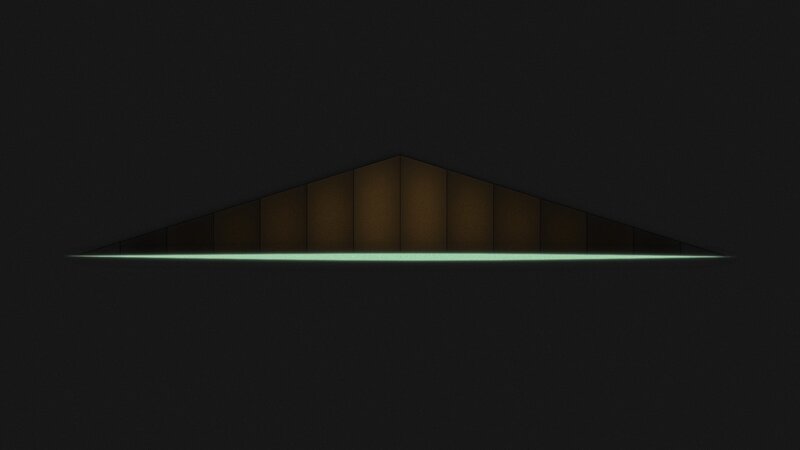 Triangular Structure with Glow