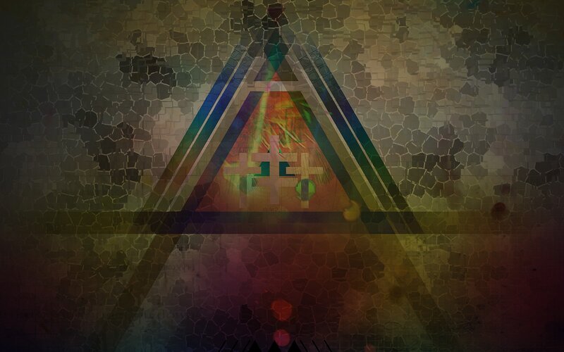 Triangular Symbol in Mosaic