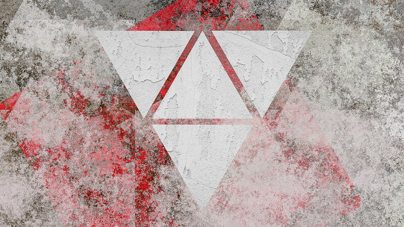 Triangular Symbol on Wall