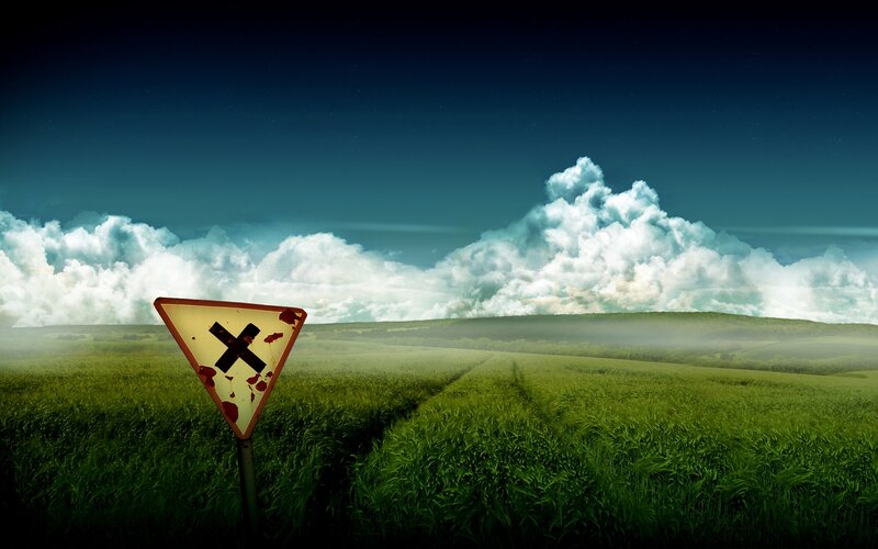Triangular Warning Sign