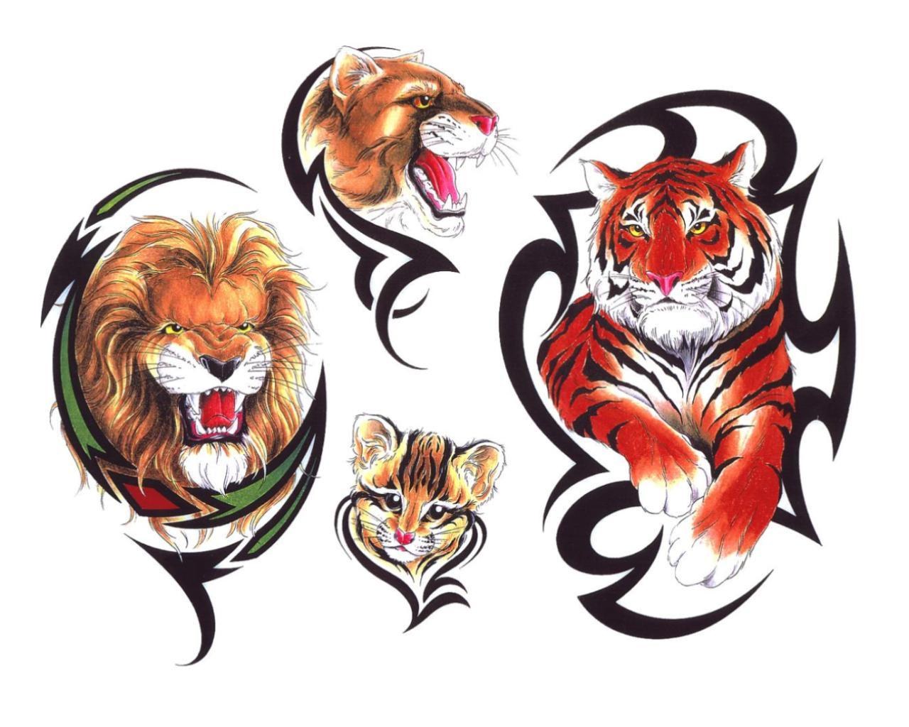 tribal animal tattoo designs